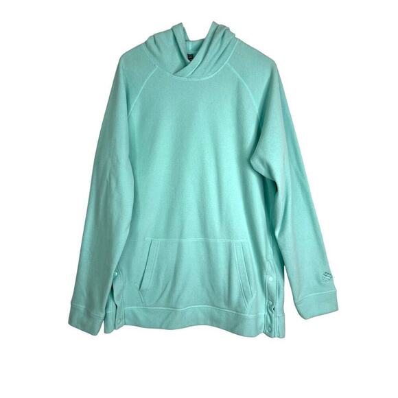 Stio Women's Turpin Fleece Hooded Pullover in Mint Size Large - Picture 1 of 6